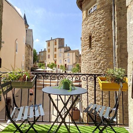 Joli Appartement De Charme Renove En Centre Ville Aubenas Eksteriør bilde